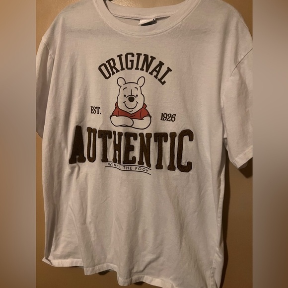 Disney Tops - Disney Winnie The Pooh teddy T-Shirt size large